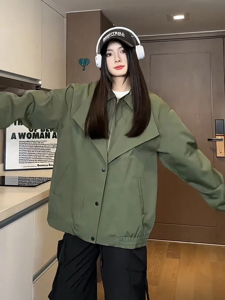 

Мужская демисезонная куртка-бомбер в стиле милитари с эффектом двухслойности, водонепроницаемая, с американским воротником, премиум-качество