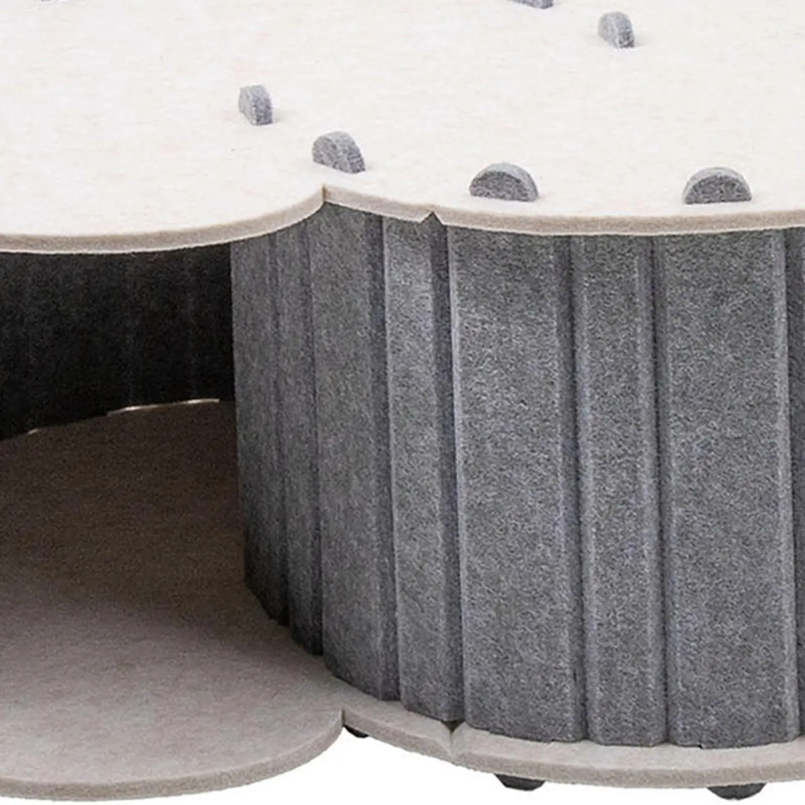 Cat Tunnel Bed for 2 Cats Breathable for Indoor Cats Hideout Universal with 2 Holes Pet Cat House Hideaway Cave Cat Nest