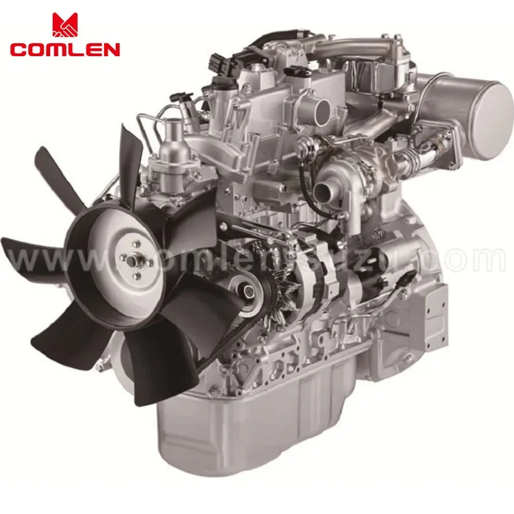 Двигатель в сборе 4LE2 для экскаваторов Hitachi ZX40U, ZX50U-2, ZX55UR, ZX75US-3 (для ISUZU)
