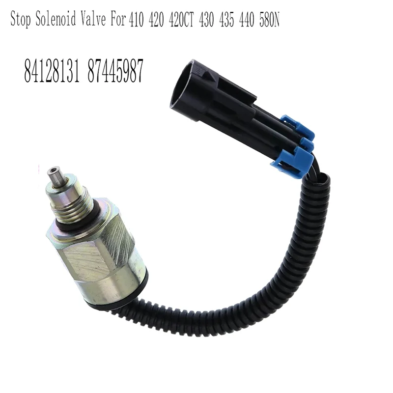 

Точный 84128131 87445987 12 В стоп-электромагнитный клапан для экскаватора-погрузчика 410 420 420CT 430 435 440 580N Запчасти для экскаватора