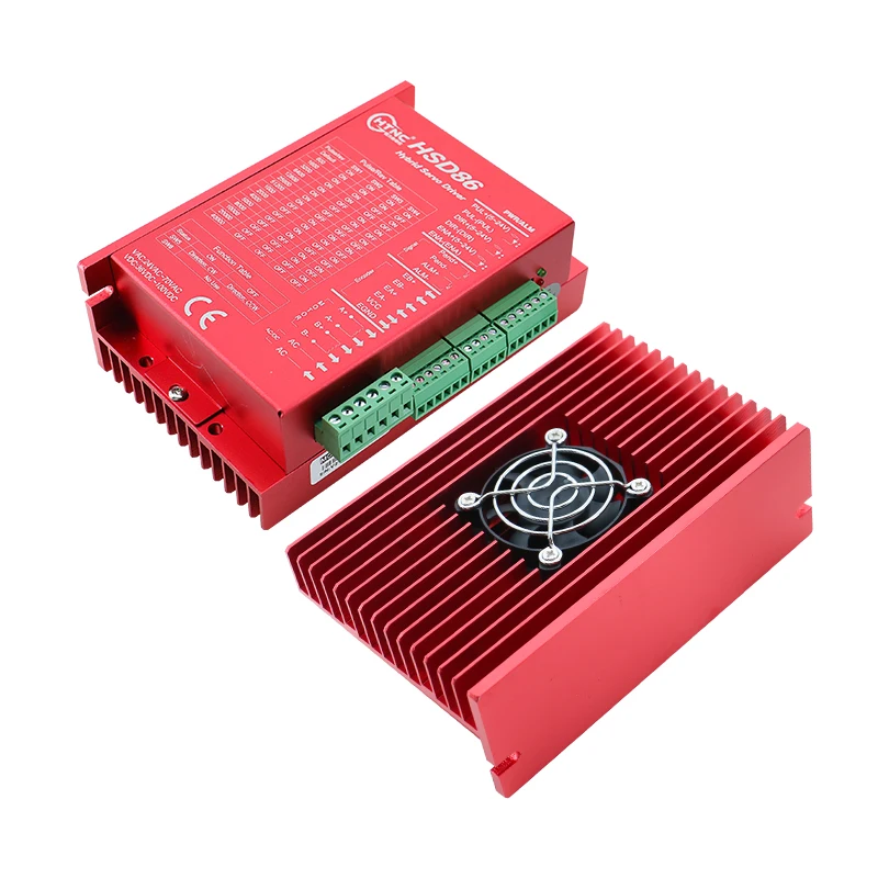 HLTNC Hybrid Servo Controller Driver HSD86H AC20V ~ 80V(DC30-110V) 6A for Nema34 86 Motor for Cnc