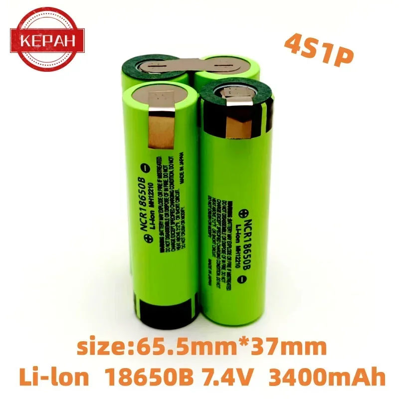 Wkrętak elektryczny akumulator Li-lon, wiertarka elektryczna 1 s3p 3 s2p 4 s1p 5 s1p 6 s1p 3400mAh ~ 6800mAh, 18650B, 3.7V ~ 25.2V