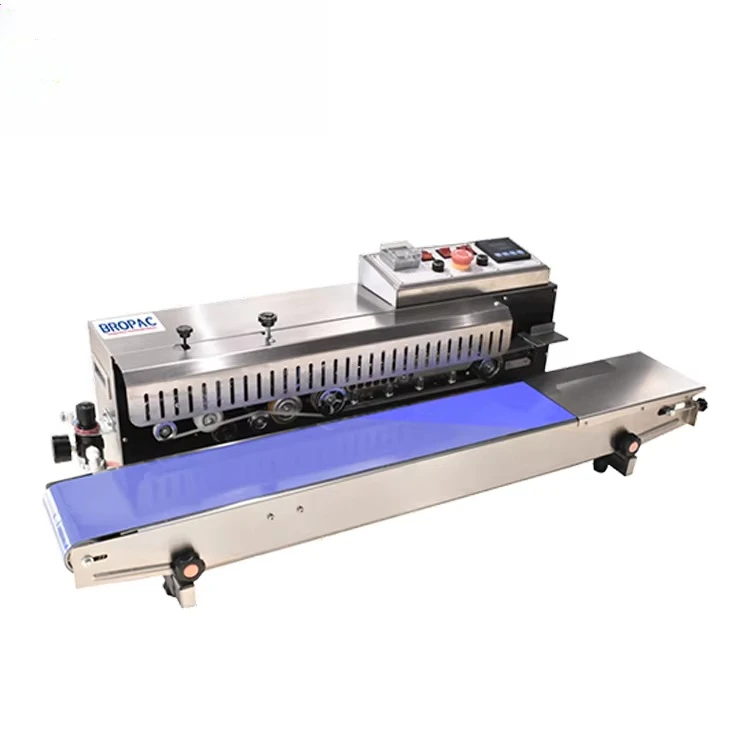 

FRD1000N Nitrogen Gas Flush With Ink Roller Band Sealer, Printing Food Bag Sealing Machine