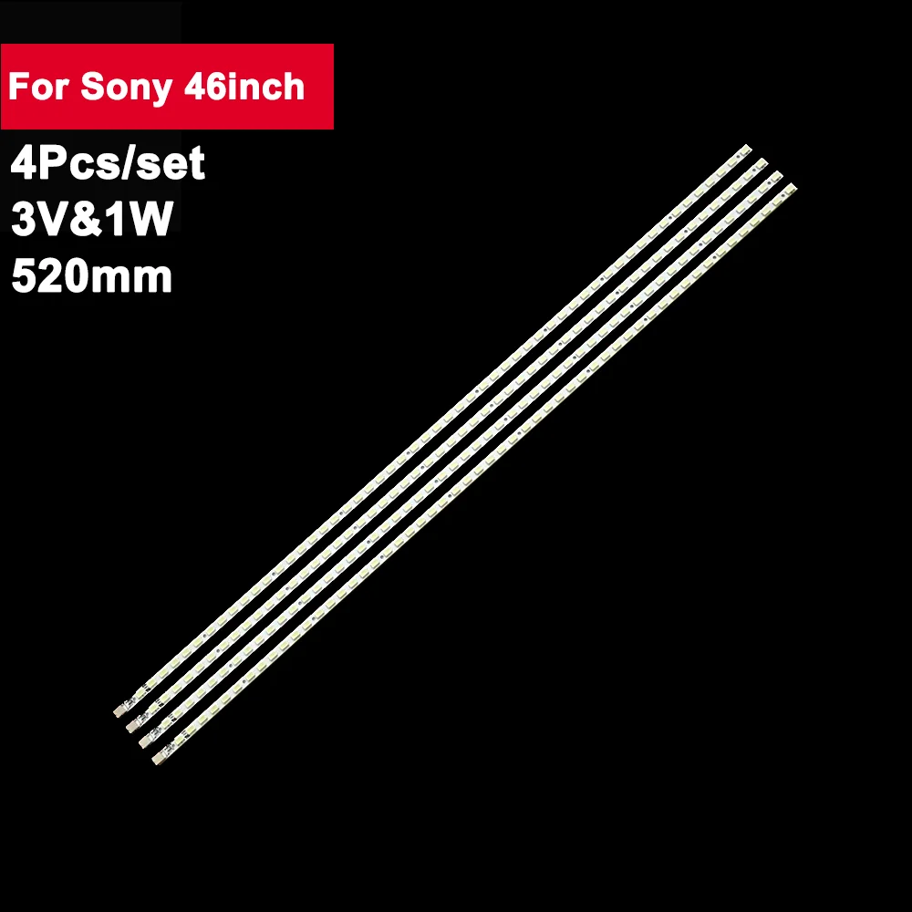 

4pcs 520mm TV Backlight Strips For Sony 46inch 54 Lamp RUNTK4337TP KDL-46EX700 KDL-46NX700