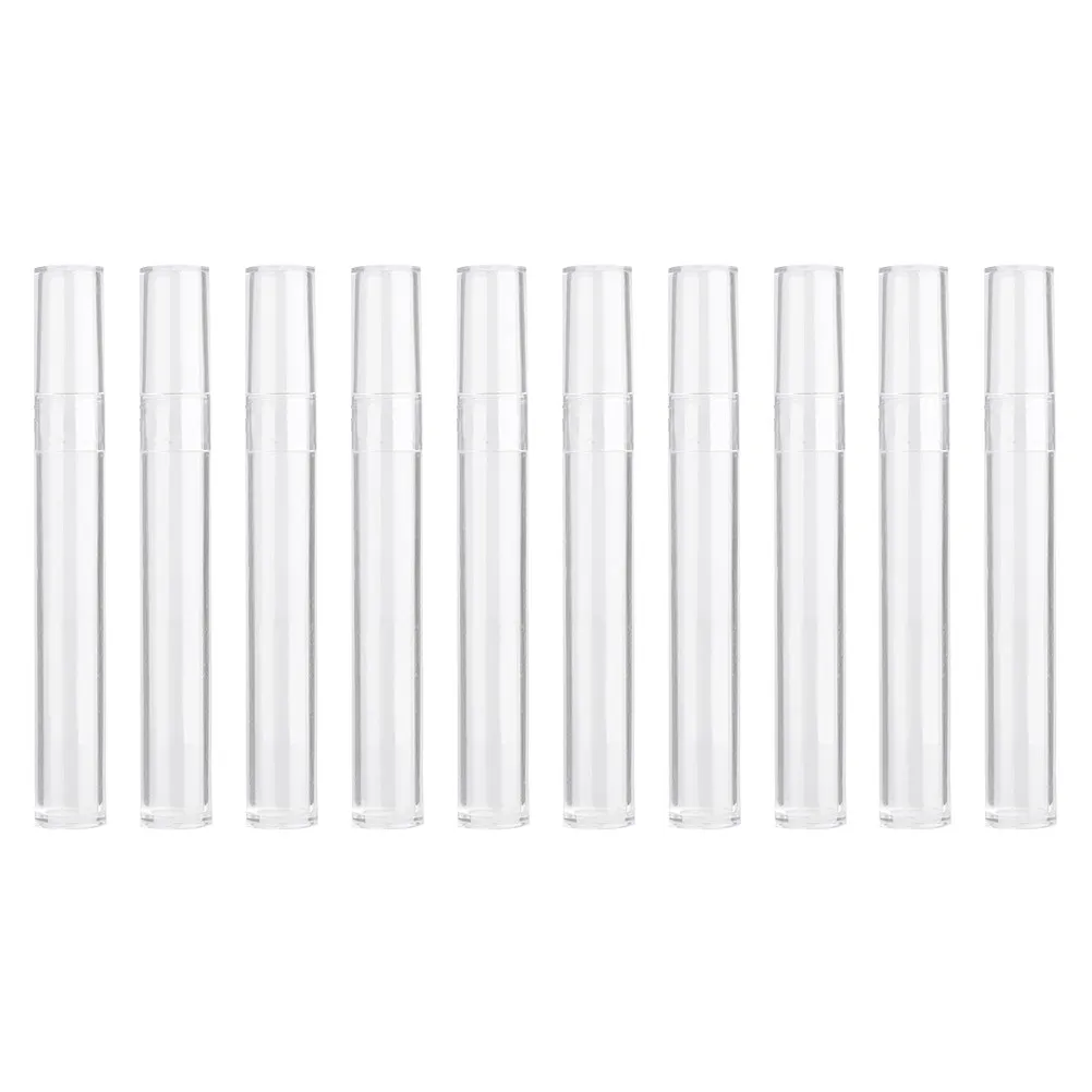 

Набор из 10 прозрачных тубусов из АБС-пластика для хранения пинцетов для ресниц, портативные пылезащитные герметичные контейнеры для пинцетов и игл, для салонов и дома