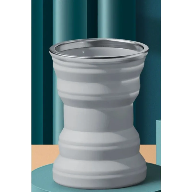 Siliconen waterflesbeker Opvouwbaar Lekvrij Draagbare sportreizen Waterflessen voor buitenreizen Gym Wandelen Herbruikbaar