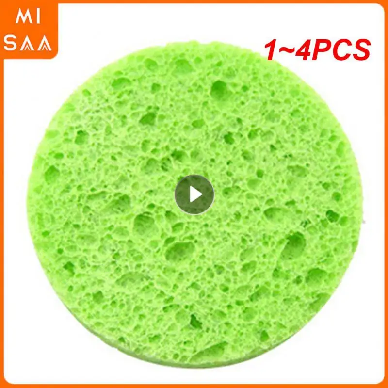 1~4PCS Cotton Pads Reusable Gentle Soft Highly Recommended Natural In-demand Exfoliating Facial Sponge For Deep Cleansing