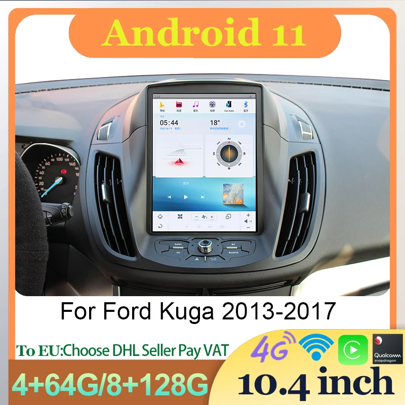 

Car Radio Android Auto Central LCD Touch Screen Head Unit Wireless Carplay Multimidia Video Player For Ford Kuga 2013-2017