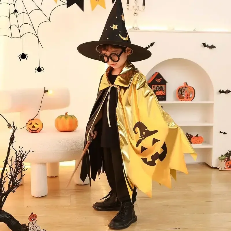 CosplayEnsemble de robe de sorcière imprimée Star Everak pour Halloween، زي de cosplay pour fille et garçon، وثيقة bloqu