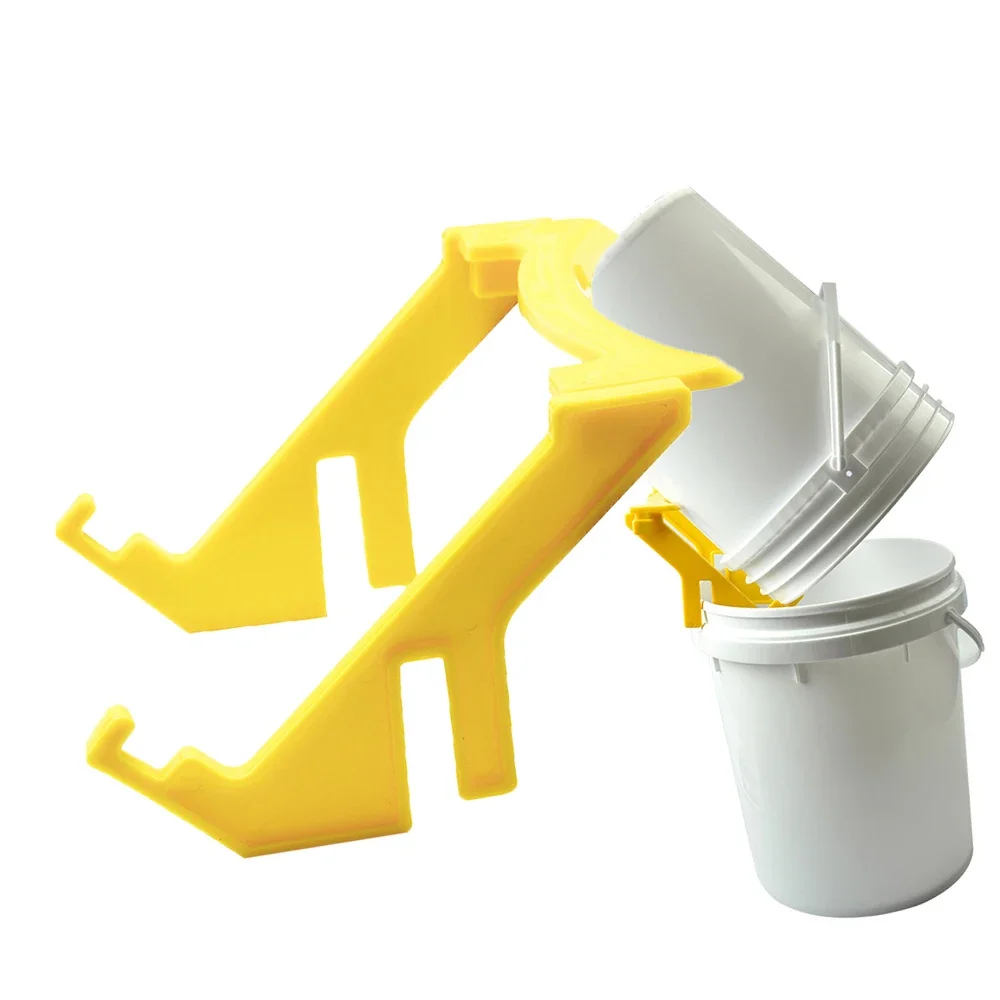 1PCS Queen Honey Bucket Pail Plastic Stand Bracket Lifter Support For Beekeeping Paiting Food Practical Imker Tools Supplies