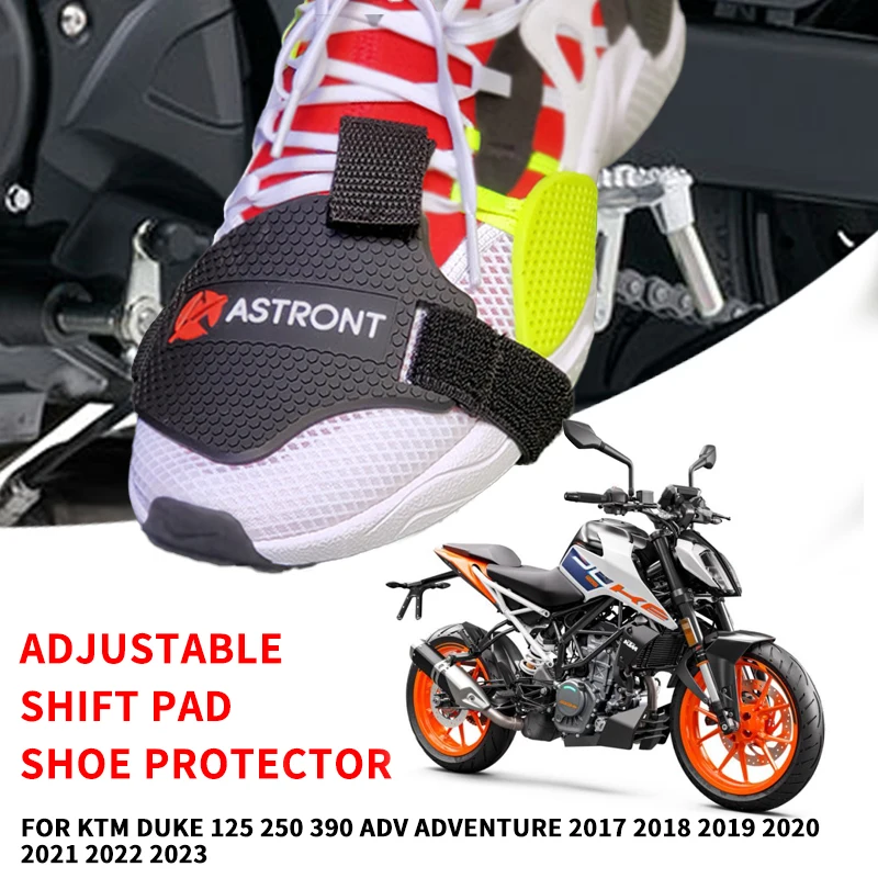 Motocicleta Ajustável Gear Shifter Pad, Protetor de Sapato Guarda para KTM DUKE 125 250 390 ADV Aventura 2017 2018 2019 2020