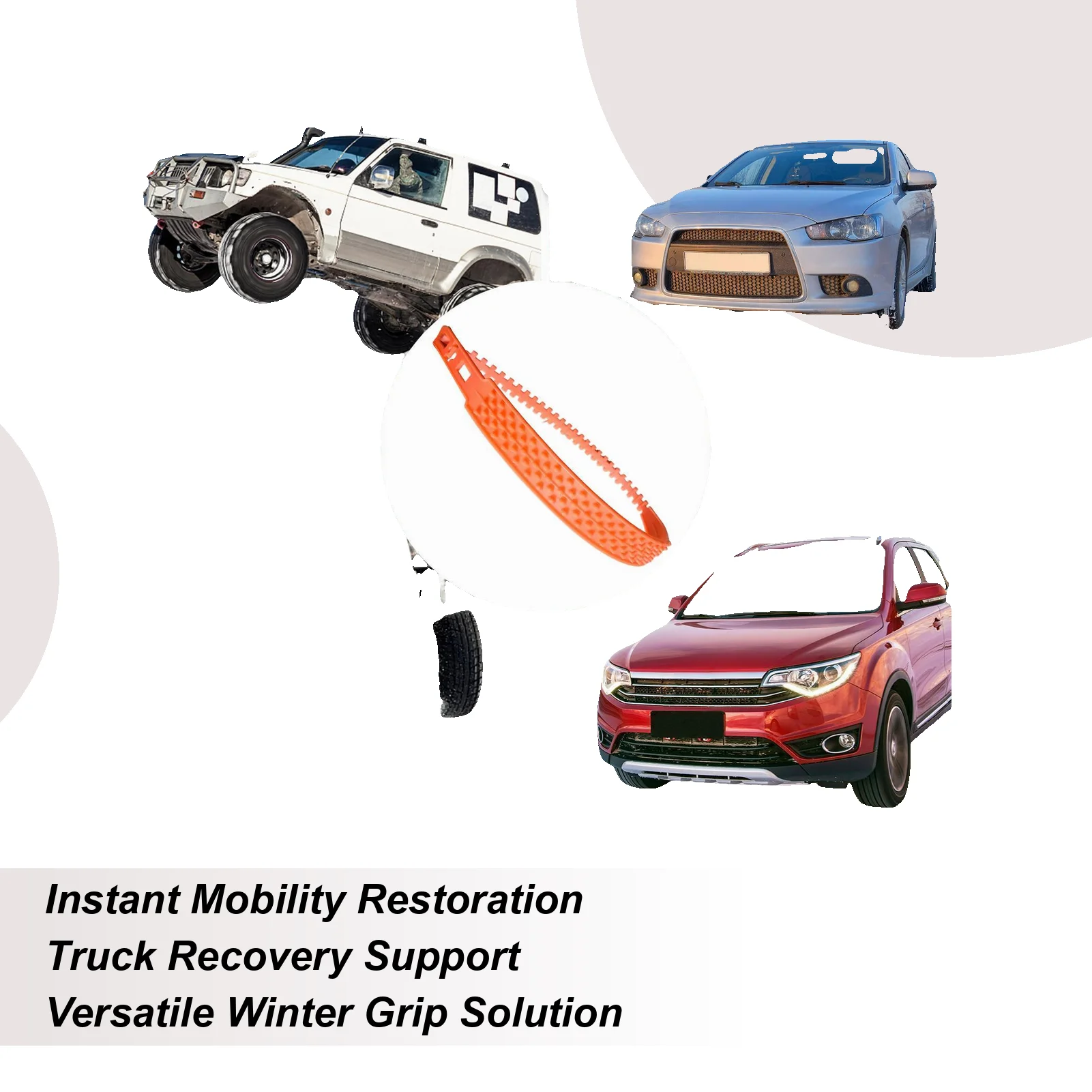 

Snow Tire Chains Heavy Duty Reusable Cable Anti-Slip Car Tire Chains Belt For Truck SUV Sedan Motorcycle Pickup Automotive