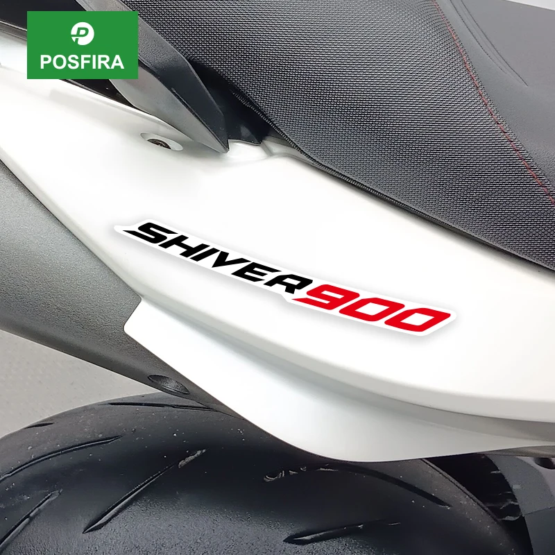 

Наклейки на задний обтекатель мотоцикла POSFIRA, виниловые наклейки для Aprilia Shiver 900 2017 2018 2019 2020 2021 2022, аксессуары для мотоциклов