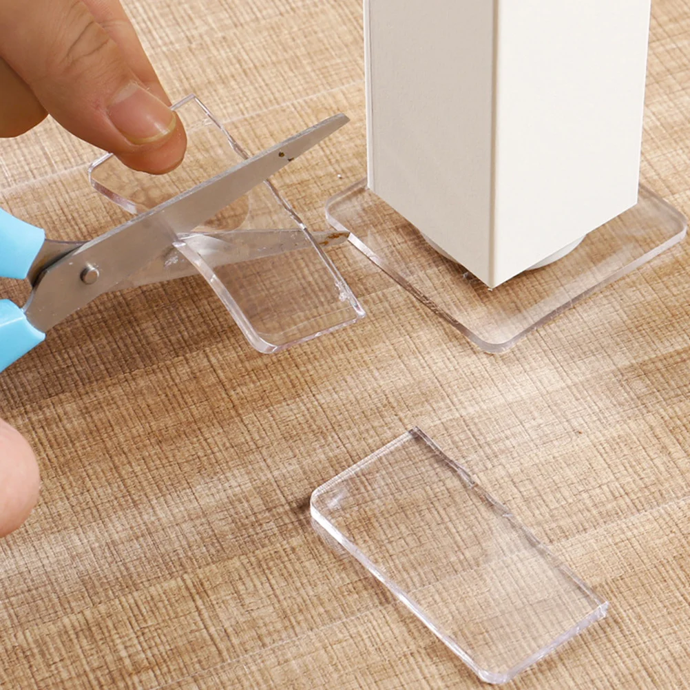 

1-рулонный мебельный коврик для ног, прочный шумоподавитель, защита пола для холодильника, базовые подушечки для стиральной машины, белые