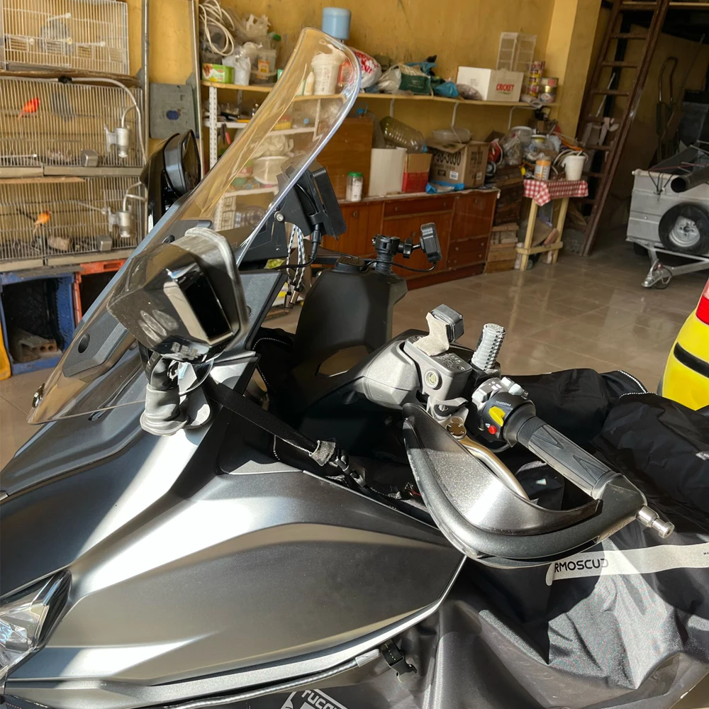 Acessórios da motocicleta espelho retrovisor suporte auxiliar espelhos laterais titular para kymco 400 xcitando s400 2018-2022