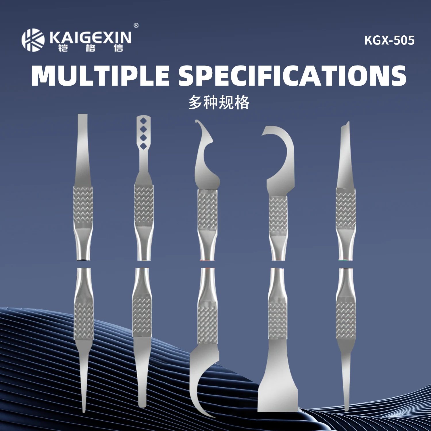 

Kaigexin KGX-505 CPU Pry Knife Dismantle Mobile Phone Repair Motherboard B Chip CPU Scraper Glue Removal Tool Hook KnifeScraper