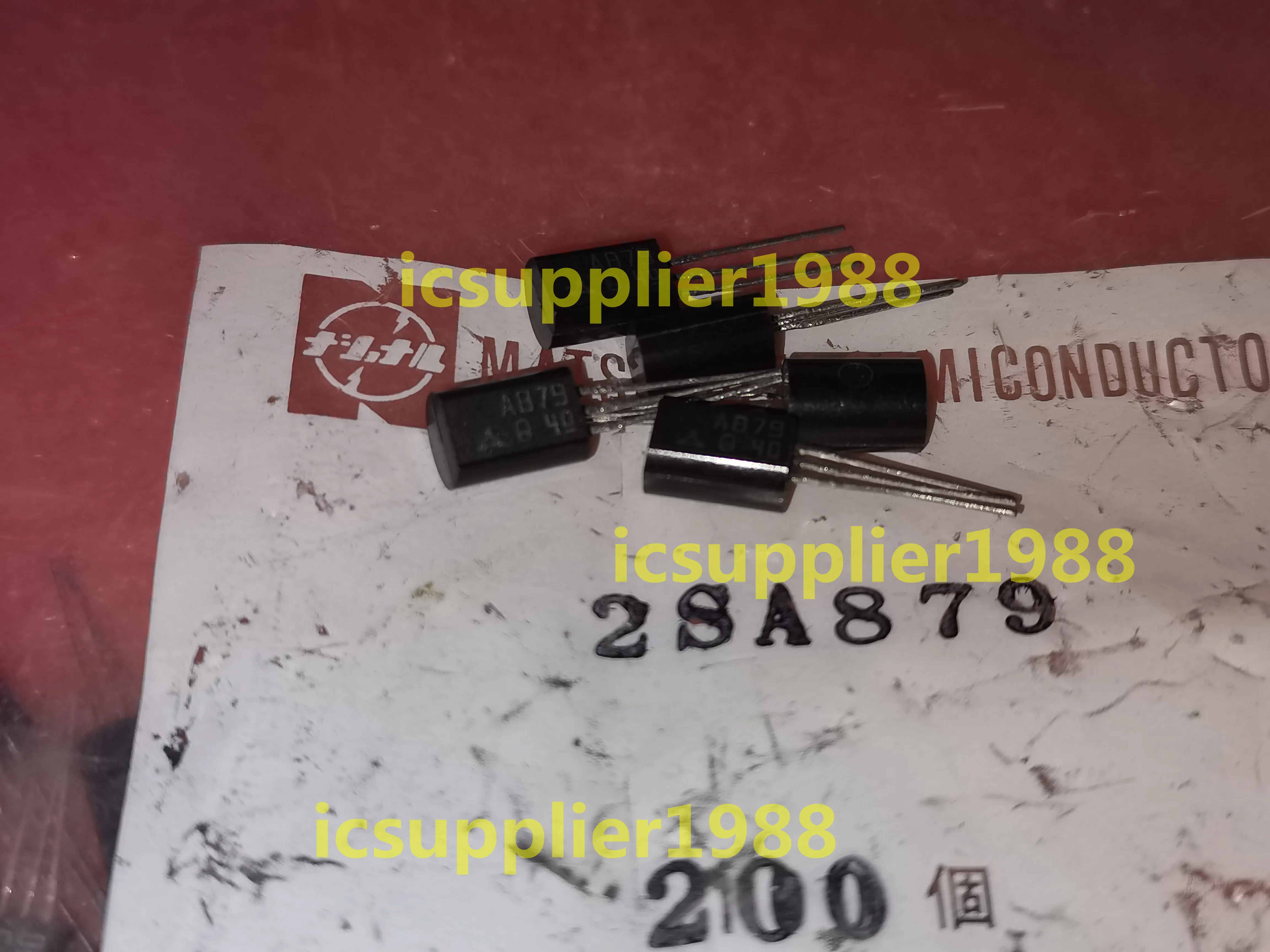 2SA879Q 2SA879-Q 2SA879 A879 A879Q A879-Q TO92L Si PNP Epitaxial Planar Type Transistor 5PCS/LOT