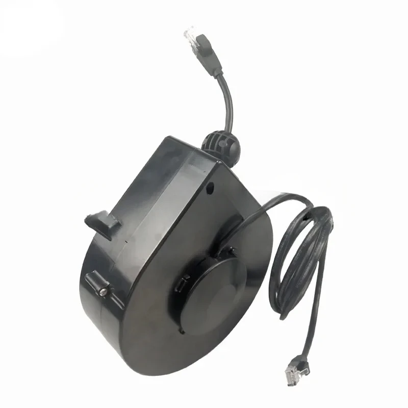 Network signal cable reel winder ethernet cable CAT 6 data cable 8 cores 4-6M with network interface