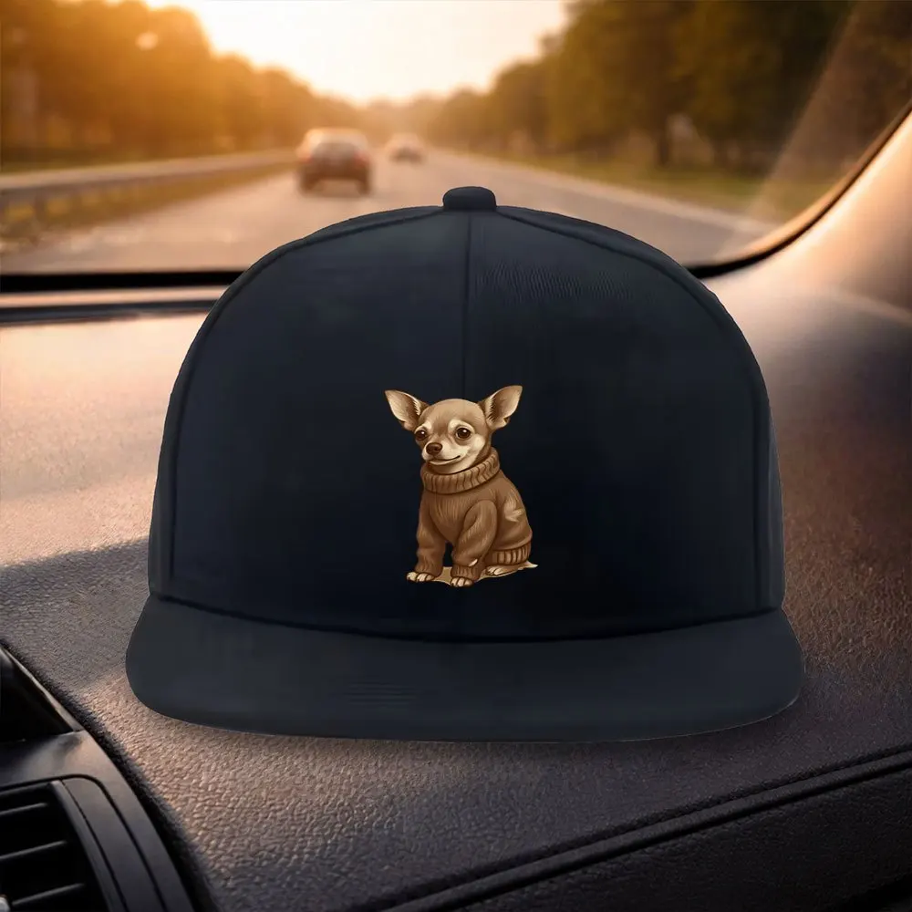 Unisex Chihuahua Dog Print Baseball Cap  Adjustable Duckbill Hat Suitable for Outdoor, Themed Parties & Mardi Gras  Lightweight