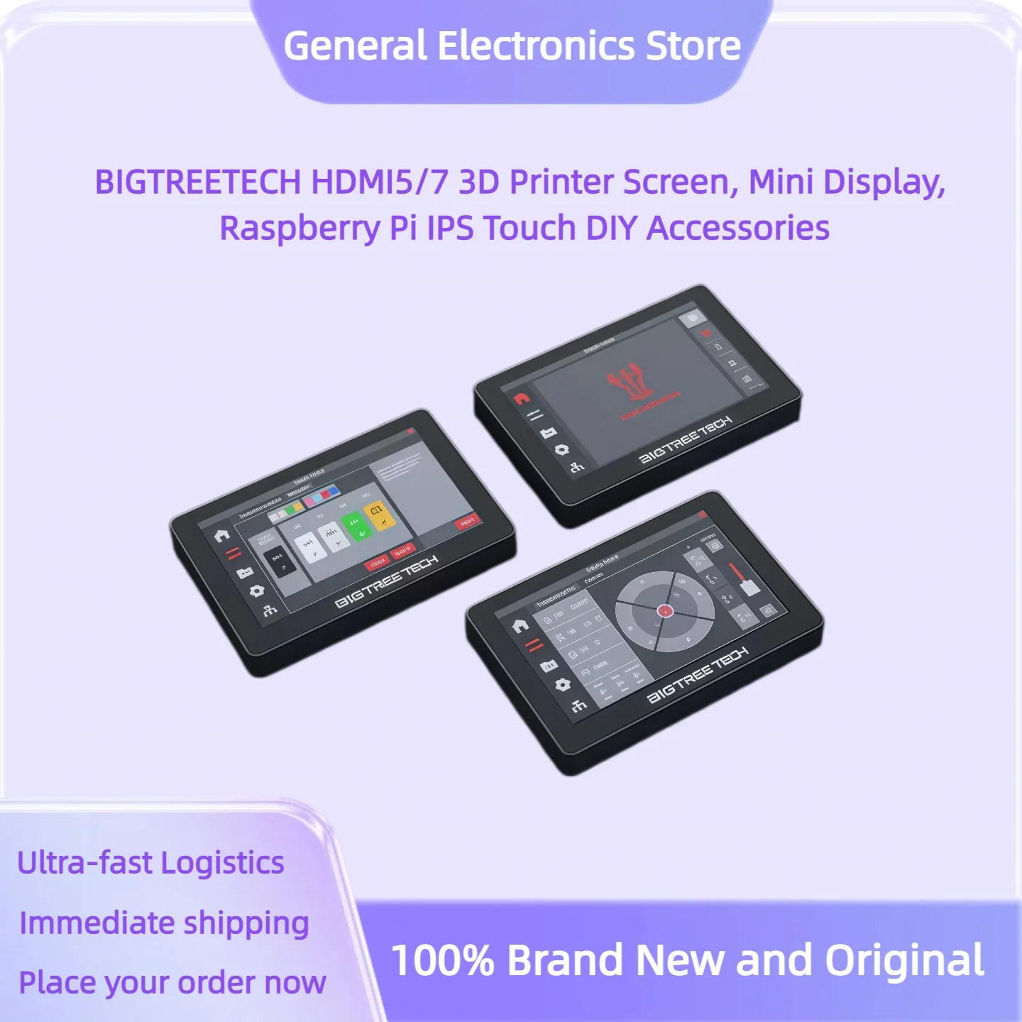 

BIGTREETECH Panda Touch P1S Upgraded Display 3D Printer Hotend, Compatible with Bambu Lab A1