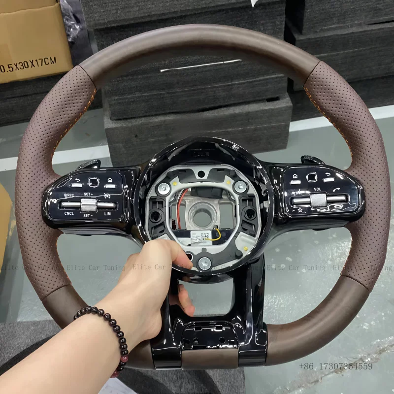 

Suitable for Benz AMG GT W205 C205 W166 W167 W177 W213 W217 C217 W222 W223 W253 W257 W292 W463 GLC GLE Steering Wheel