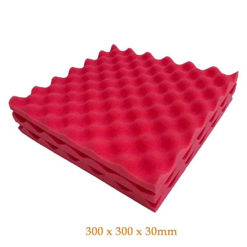 Soundproofing Acoustic Foam Treatment Sound-absorbing Cotton Noise Sponge Excellent Sound Insulation 50x50x1.5cm/ 30x30x3cm