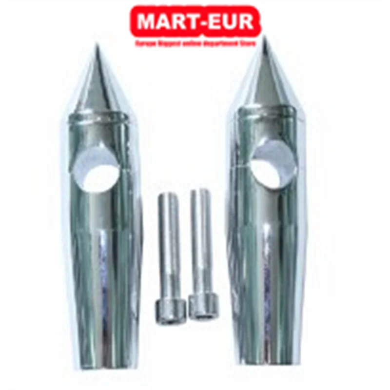 MARTEUR Motorcycle Handlebar Risers for Mount with coarse thread riser bolts. ·4" Rise ·7" overall height ·Same as