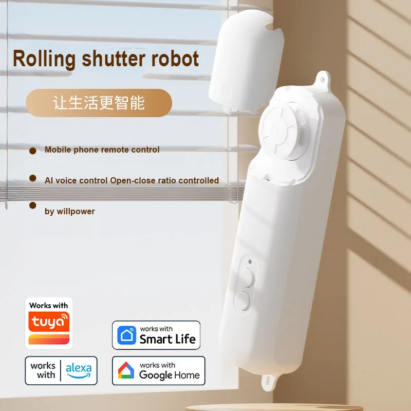 Bluetooth electric curtain app for remote control of graffiti smart home curtain motor and pull bead roller shutter motor