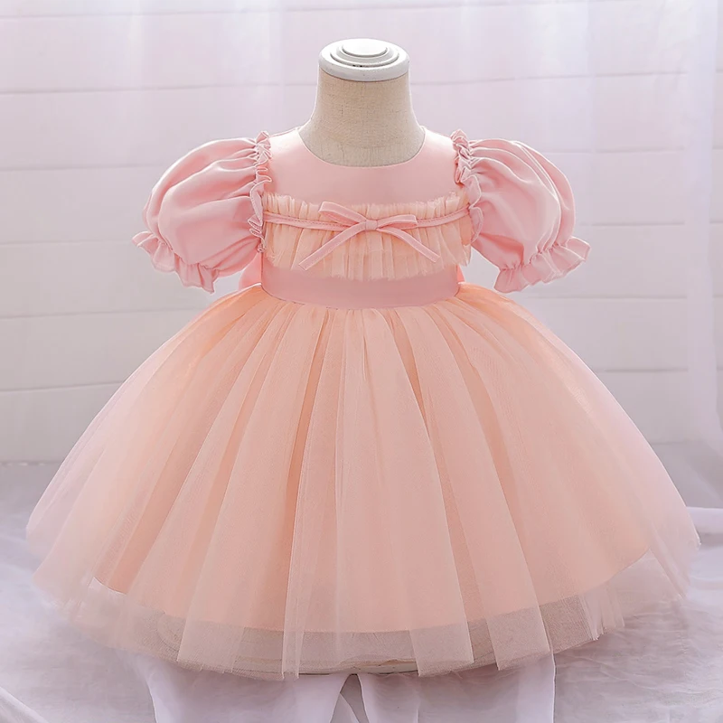 

Cute Toddler First 1st Birthday Dress For Baby Girl Clothes Baptism Lace Princess Dress Girls Dresses Party Gown Ceremony 0-2Y