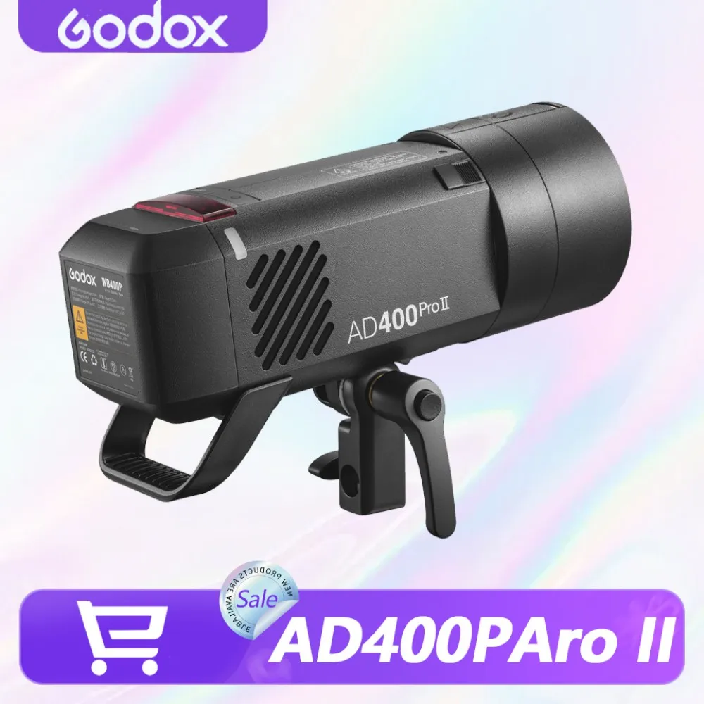 Godox AD400Pro II 400Ws All-in-One Outdoor Flash 1/8000s  TTL HSS 2.4G Wireless X System for Canon Nikon Sony