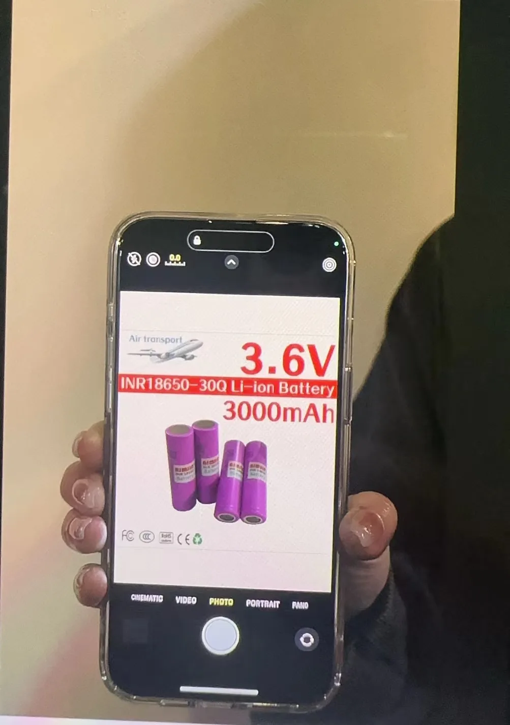 

10PCS 3.6V 3000mAh 18650 Battery For Samsung INR18650 30Q Lithium Lon Battery Replacement External Battery