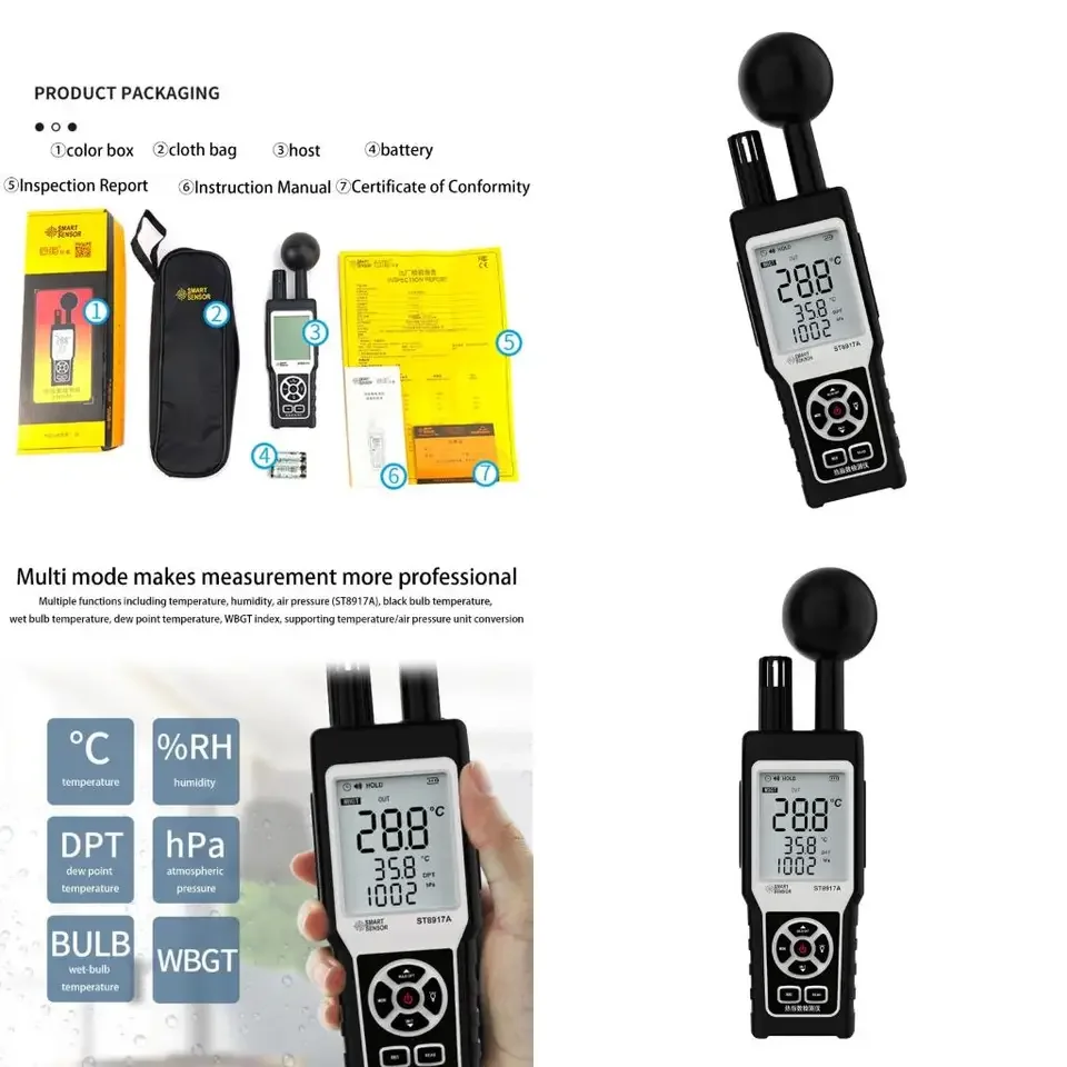 A portable automatic high-precision thermal environment tester for workplace safety and standard measurement, with high quality