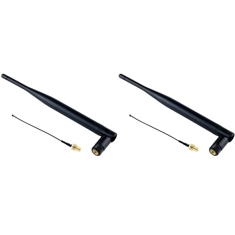 【MUST-HAVE】2PCS 868Mhz Lora Antenna SMA Male 5Dbi Omni-Directional Antenna With SMA Female Connector Cable For Meshtastic Lora I
