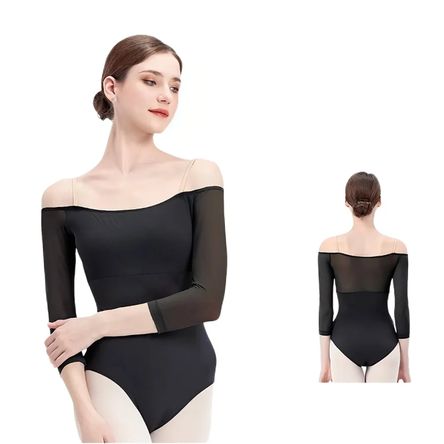ballet-leotard-for-women-stand-up-collar-embroidered-lace-gymnastics-jumpsuit-adult-yoga-clothes-dance-costume