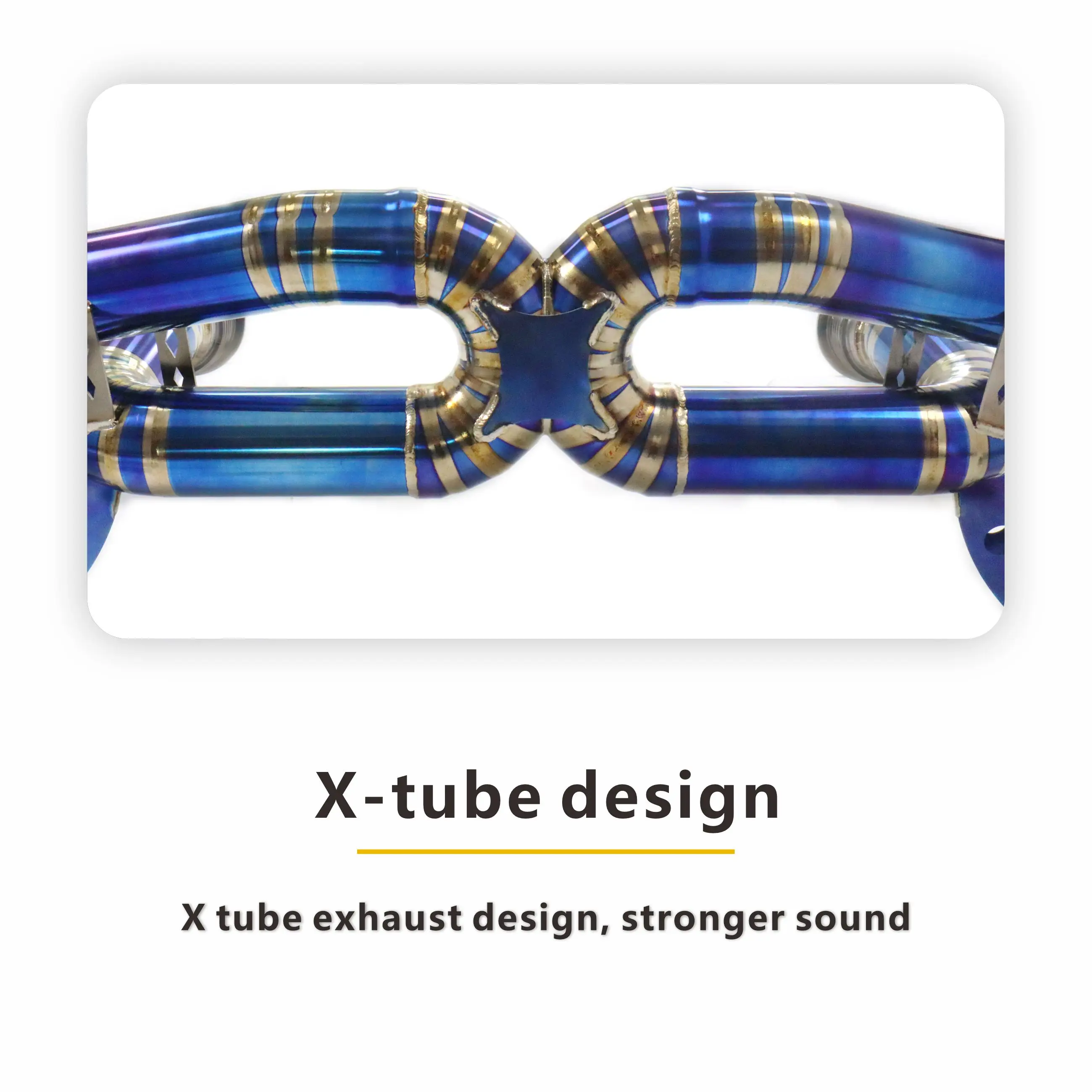 HMD-Abgasanlage aus Titanlegierung für Audi R8 V10 5,2 l, gerade Durchgang, ohne Ventile, Autozubehör