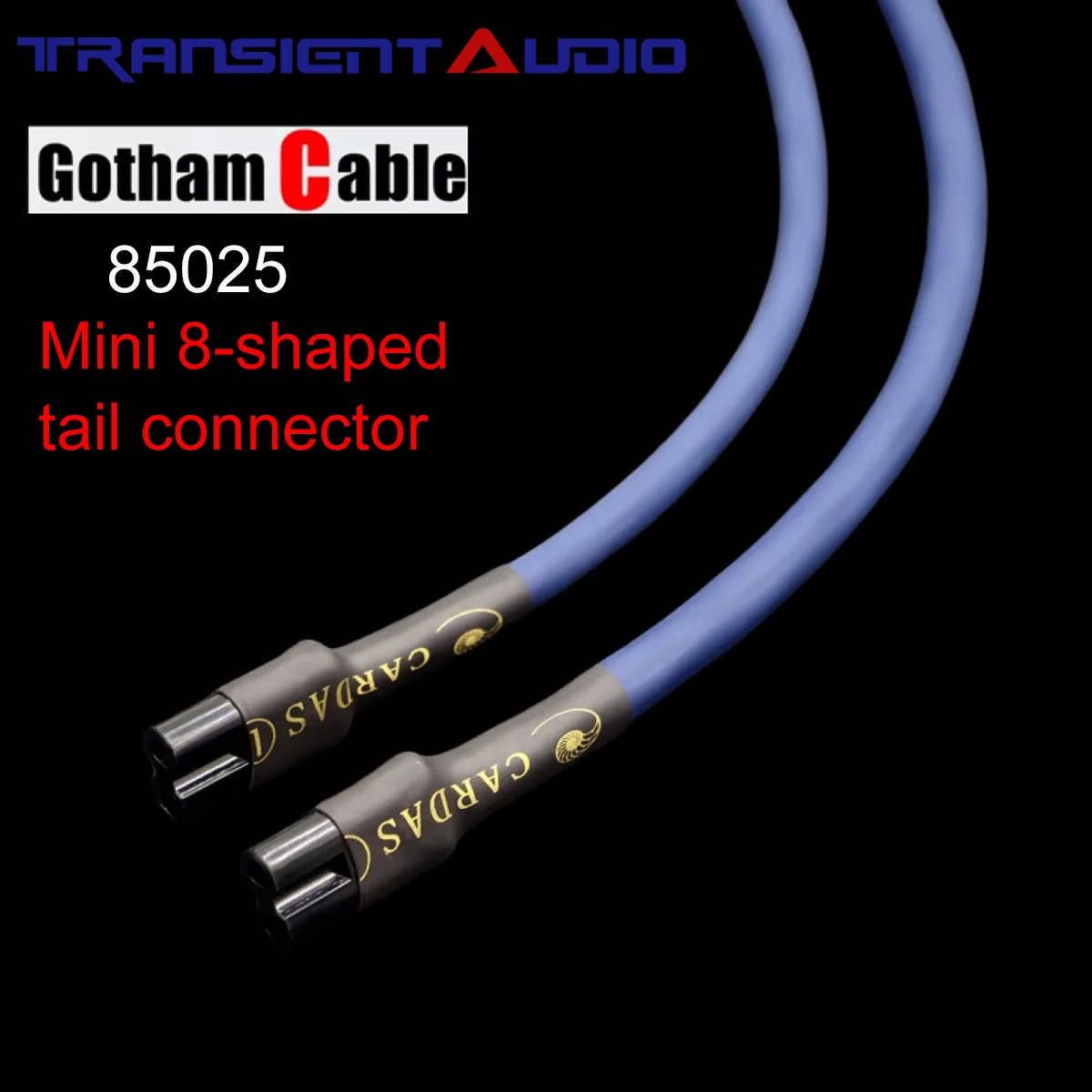 TRANSIENTHI-FIAUDIO Switzerland Gotham 2.5mm² High-End Audio mini 8-shaped tail connector Power Cable