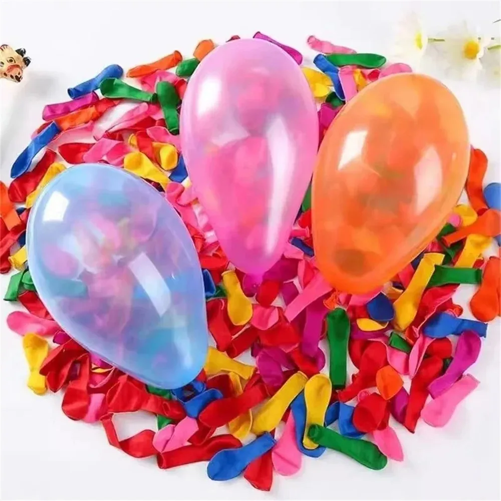 3 Inch Rainbow Latex Balloons, Small Multicolor Water & Air Balloons for Summer Water Fights, Birthday & Party Decorations