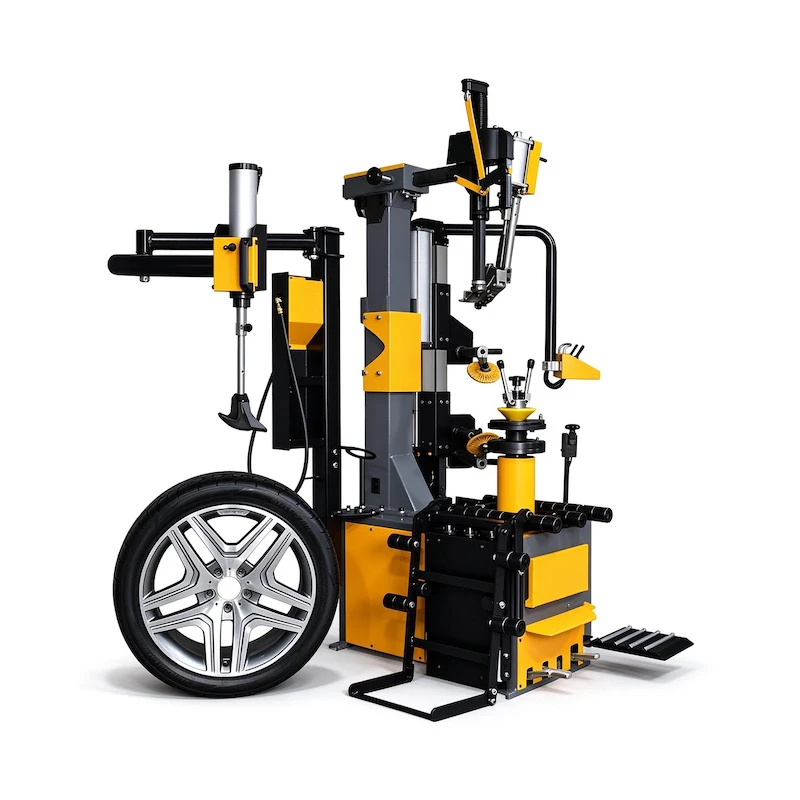 28 Inch Fully Automatic Tire Changer High Quality with CE, Variable Frequency Servo Motor Vertical Lift