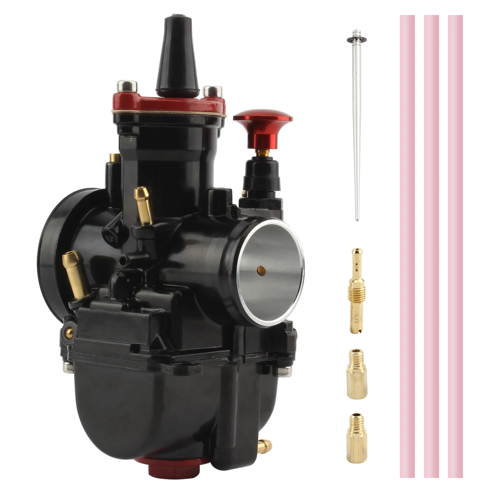 Плоский карбюратор для мотоцикла Mikuni PowerMotor, алюминиевый материал HK105, модель гидравлического абразива