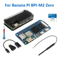 Banana Pi M2 Zero BPI-M2 Zero Alliwnner H3 Cortex-A7 WIFI & BT Same Size as Raspberry Pi Zero 2 W Optional Case Power Supply