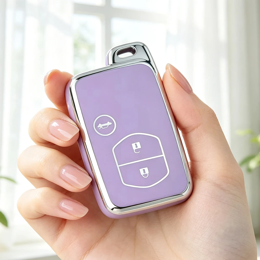 3Button TPU Remote Car Key Case for Toyota Prius 30 Alpha Aqua Land Cruiser Auris for Lexus LC 200 Key Cover Holder  2012 - 2026