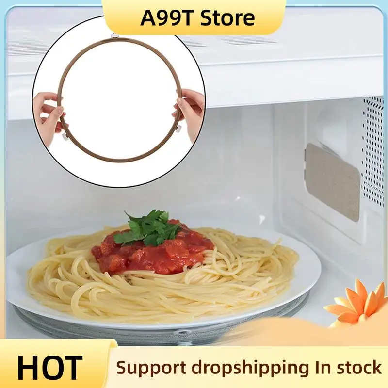 

A99T 8Pack Microwave Roller Ring Microwave Oven Turntable Ring Plate Tray Support Ring For Glass Plate Tray Supporting