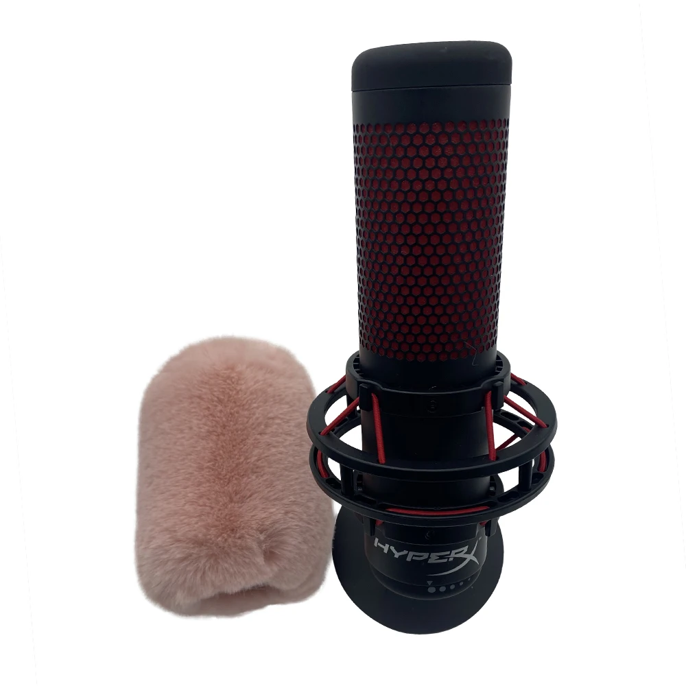 Dead Cat Outdoor Artificial Fur Wind Microphone Cover Muff Windscreen Sleeve Shield For Hyper X QuadcastS Whindshield Pop Flite