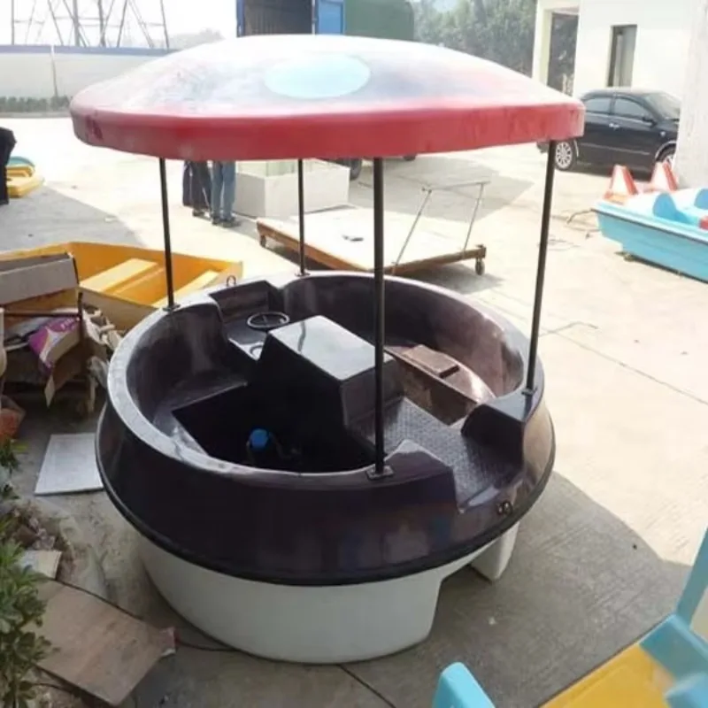 New design round boat color custom factory price pedal boat for sale