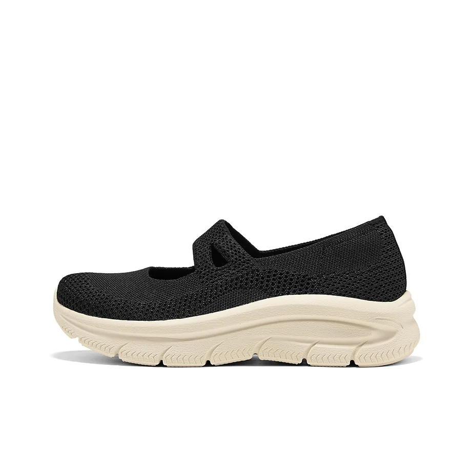 Skechers Arch Fit Mary Jane Shoes Women's Black 159519-BLK