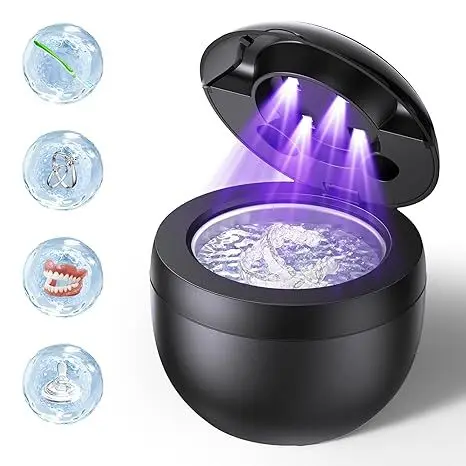 

small household, cleaning toothbrush heads, braces, dentures, ultrasonic cleaning machine