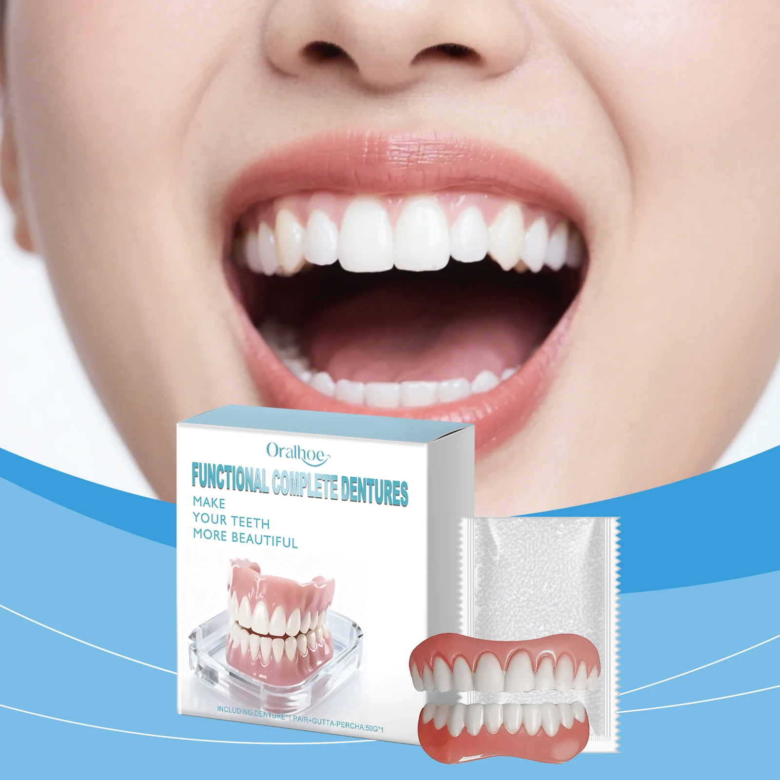 Denti finti Kit di bellezza Pr - Teeth Whitening With Braces recensione e prezzo