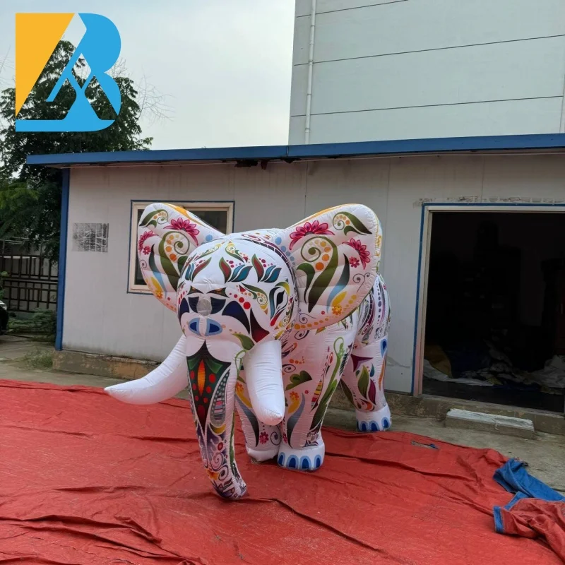 Customized Industrial Inflatables Giant Blow up Elephant Costumes for Events Parade Toy