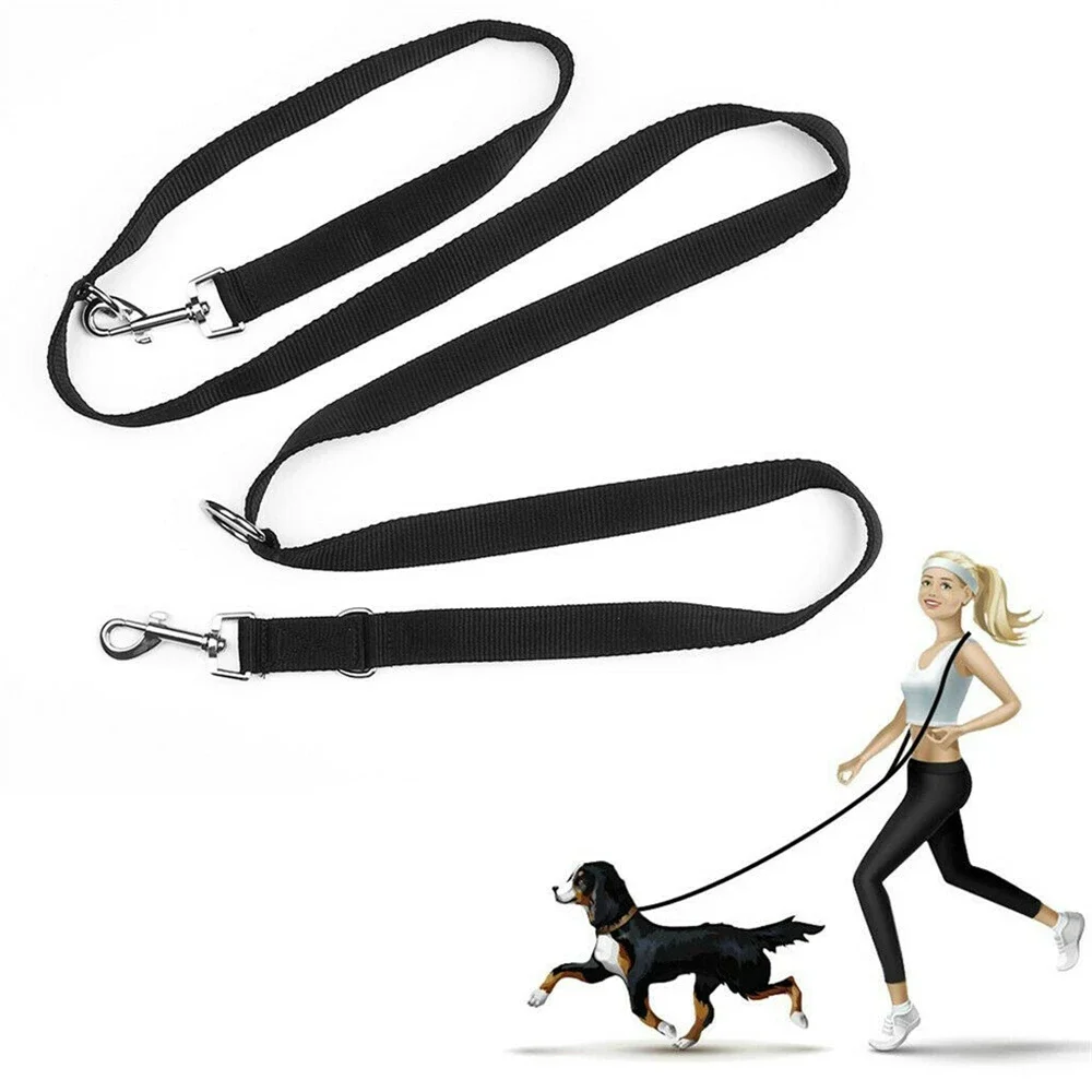 

2.5M Adjustable Dual-End Pet Training Leash - Reflective PP Rope for Outdoor Running & All-Size Pets