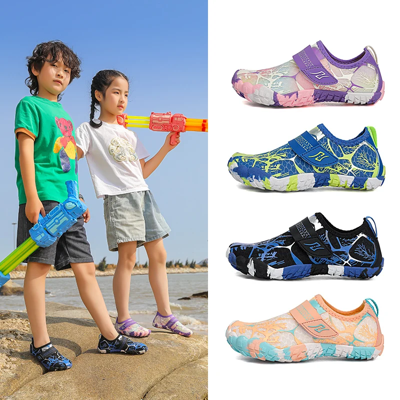 

Быстросохнущая противоскользящая детская обувь для босиком в воде, детская пляжная обувь для плавания, слипоны для малышей, Waterschoenen Kinderen